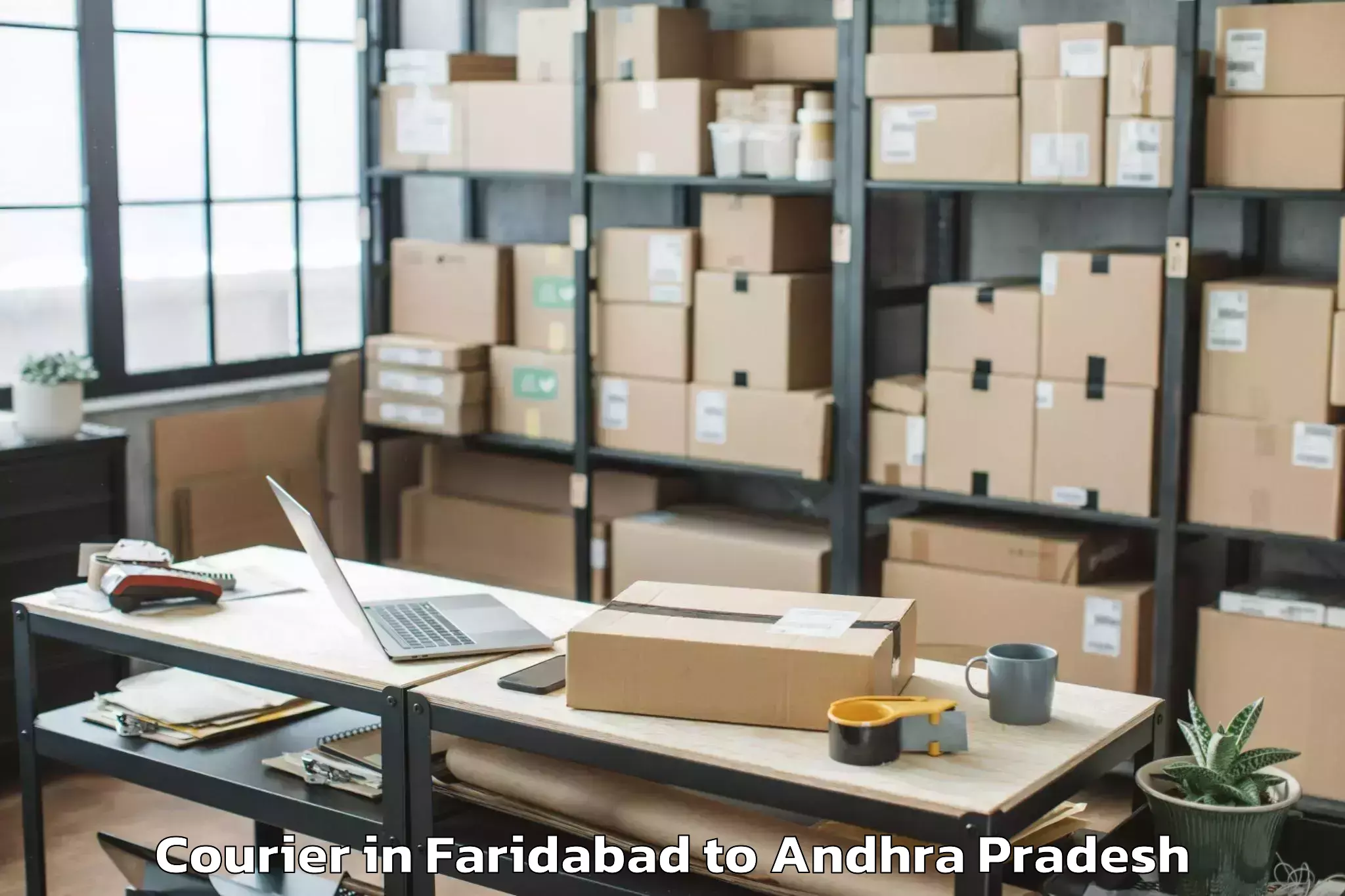 Expert Faridabad to Bondapalli Courier